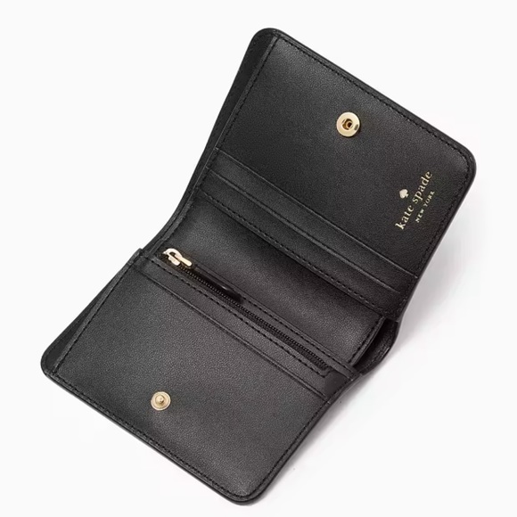 Kate Spade Madison Small Bifold Wallet
Black 
NWT - Picture 2 of 16